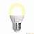 Лампа светодиодная диммируемая (UL-00004303) Uniel E27 7W 3000K матовая LED-G45 7W/3000K/E27/FR/DIM PLP01WH