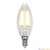 Лампа светодиодная филаментная (UL-00002198) Uniel E14 6W 4000K прозрачная LED-C35-6W/NW/E14/CL GLA01TR