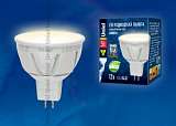 Лампа светодиодная (UL-00000941) GU5.3 5W 3000K MR16 матовая LED-MR16-5W/WW/GU5.3/FR PLP01WH