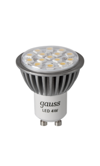 Лампа Gauss LED 4W GU10 2700K диммируемая