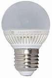 Лампа светодиодная E27 5W 4000K шар матовый LC-G-5/E27/840 L138