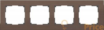 Рамка Aluminium на 4 поста алюминий коричневый WL11-Frame-04 4690389073717
