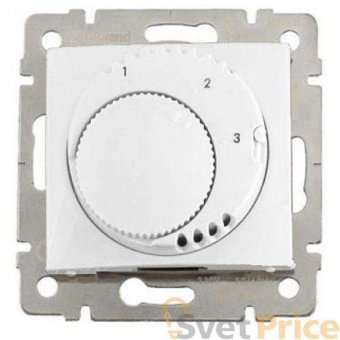 Термостат Legrand Valena Комфорт с выключателем белый 774227