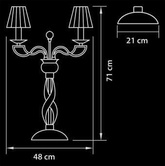 Настольная лампа Osgona Alveare 702932