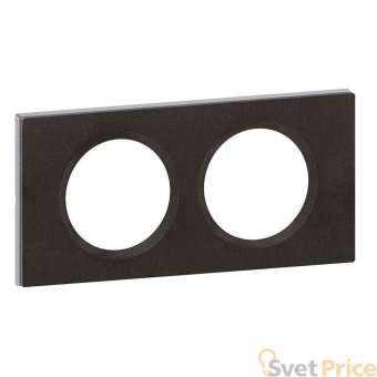 Рамка 2-постовая Legrand Celiane ардезия 069372