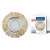 Встраиваемый светильник Fametto Arno DLS-A105 GU5.3 Chrome/Beige+Gold
