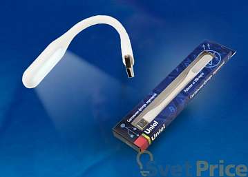 Переносной светодиодный фонарь Uniel (UL-00000253) Usb-зарядка 170х15 260 лм TLD-541 White