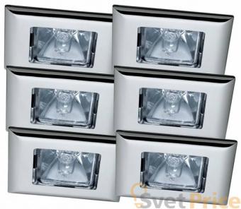 Уличный светильник (в комплекте 6 шт.) Paulmann Premium Quadro 99506