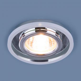 Встраиваемый светильник Elektrostandard 7021 MR16 SL/WH зеркальный/белый 4690389099342