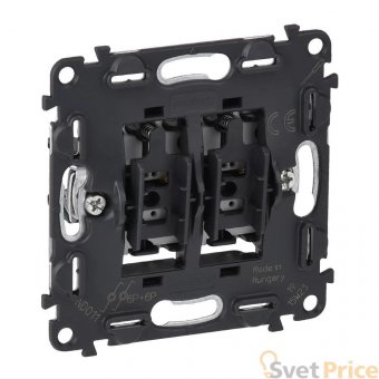 Выключатель двухполюсный Legrand Valena Мех In Matic 16AX 250V винтовой зажим 752002