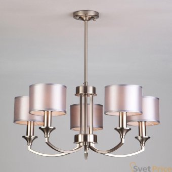 Подвесная люстра Eurosvet Diana 60067/5 сатин-никель
