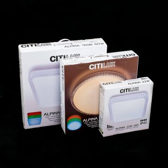 Потолочный светодиодный светильник Citilux Альпина CL71840RGB
