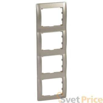 Рамка 4-постовая Legrand Galea Life титан 771408