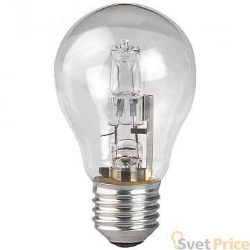 Лампа галогенная ЭРА E27 50W прозрачная HAL-A55-50W-230V-E27-CL