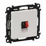 Акустическая розетка Legrand Valena Life белая 753472