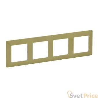 Рамка 4-постовая Legrand Valena Life Лайм 754084