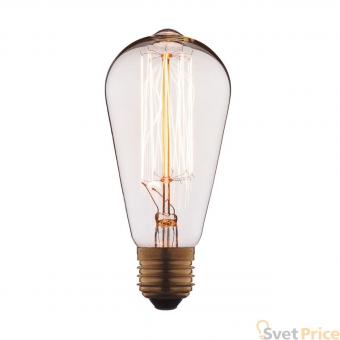 Лампа накаливания E27 40W колба прозрачная 1007
