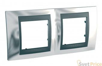 Рамка 2-постовая Schneider Electric Unica Top MGU66.004.210