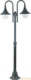 Садово-парковый светильник Arte Lamp Malaga A1086PA-2BG