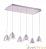 Подвесная люстра IDLamp Mirella 394/6-LEDWhite