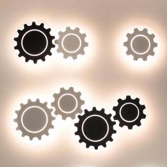 Настенный светодиодный светильник Elektrostandard Gear M LED белый MRL LED 1095 4690389125355