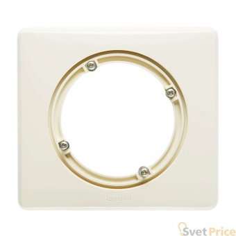 Рамка 1-постовая Legrand Celiane слоновая кость 069081