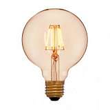 Лампа светодиодная E27 4W шар золотой 056-779a