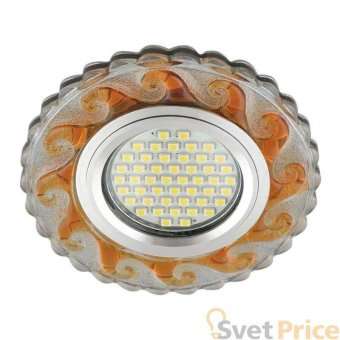 Встраиваемый светильник Fametto Luciole DLS-L139 Gu5.3 Glassy/Tea