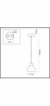 Подвесной светильник Odeon Light Tio 2164/1