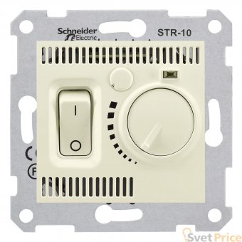 Термостат комнатный Schneider Electric Sedna 10A 230V SDN6000147