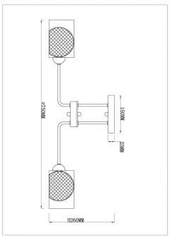 Потолочная люстра Rivoli Mod 3034-308