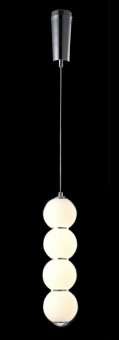 Подвесной светодиодный светильник Crystal Lux Desi SP4 Chrome/White