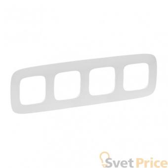 Рамка 4-постовая Legrand Valena Allure Белая 754304