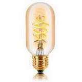 Лампа светодиодная филаментная диммируемая E27 5W 2200К золотая 057-387