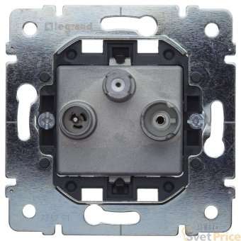 Розетка TV-FM-SAT проходная Legrand Galea Life 775791