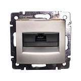Розетка компьютерная RJ45 Legrand Valena ISDN алюминий 770141