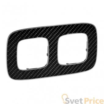 Рамка 2-постовая Legrand Valena Allure Карбон 754472