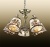 Подвесная люстра Odeon Light Pari 2687/5