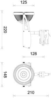 Трековый светильник Deko-Light Black  White I 003501