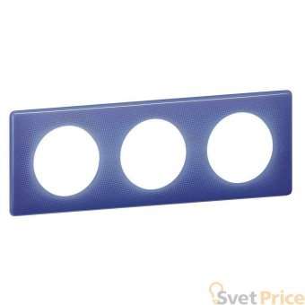 Рамка 3-постовая Legrand Celiane лиловый муар 066663