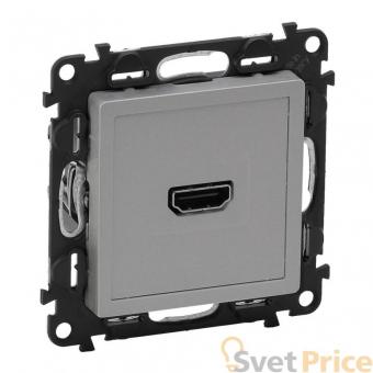 Розетка HDMI Legrand Valena Life алюминий 753371
