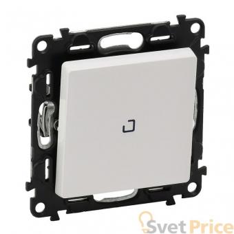 Переключатель одноклавишный Legrand Valena Life 10А 250В с подсветкой белый 752426