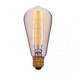 Лампа накаливания E27 40W золотая 053-563