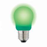 Лампа энергосберегающая (03039) E27 9W Green шар зеленый ESL-G45-9/GREEN/E27