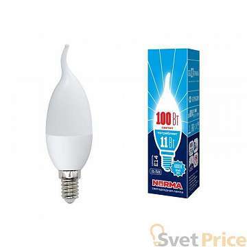 Лампа светодиодная (UL-00003816) E14 11W 4000K матовая LED-CW37-11W/NW/E14/FR/NR