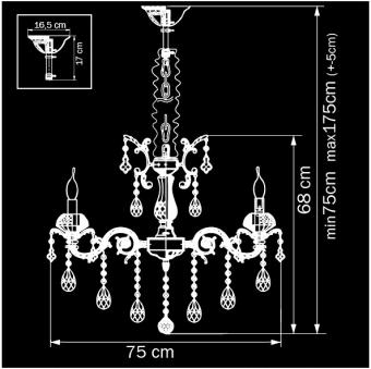 Подвесная люстра Osgona Antica 779088