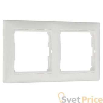 Рамка 2-постовая Legrand Valena белая 774452