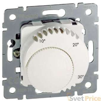 Термостат Legrand Galea Life с НЗ контактом белый 775815
