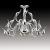 Потолочная люстра Lightstar Cigno Collo Ch 751184 страна Италия Потолочная люстра Lightstar Cigno Collo Ch 751184