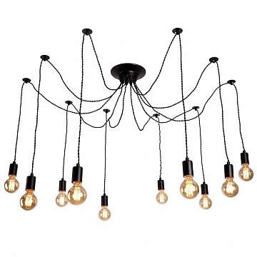 Подвесная люстра Arte Lamp 76 A9184SP-10BK